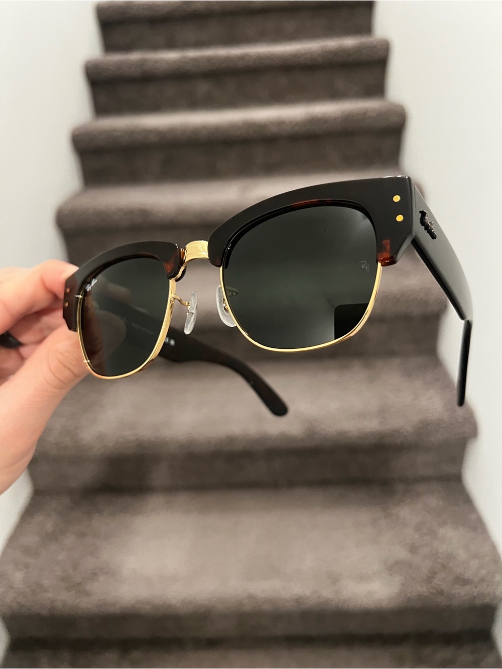 NEW Ray-Ban RB0316 Mega Clubmaster Tortoise BROWN 53mm